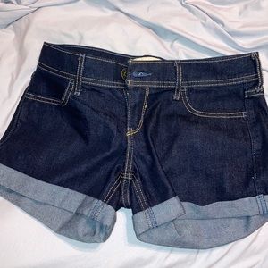 Blue jean shorts